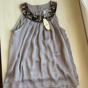 NWT Adiva high neck sleeveless top